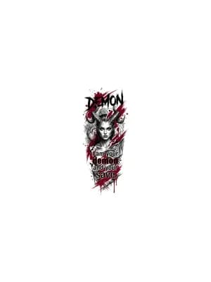 Тату эскиз: Demon