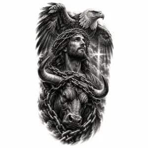 Орёл тату эскиз