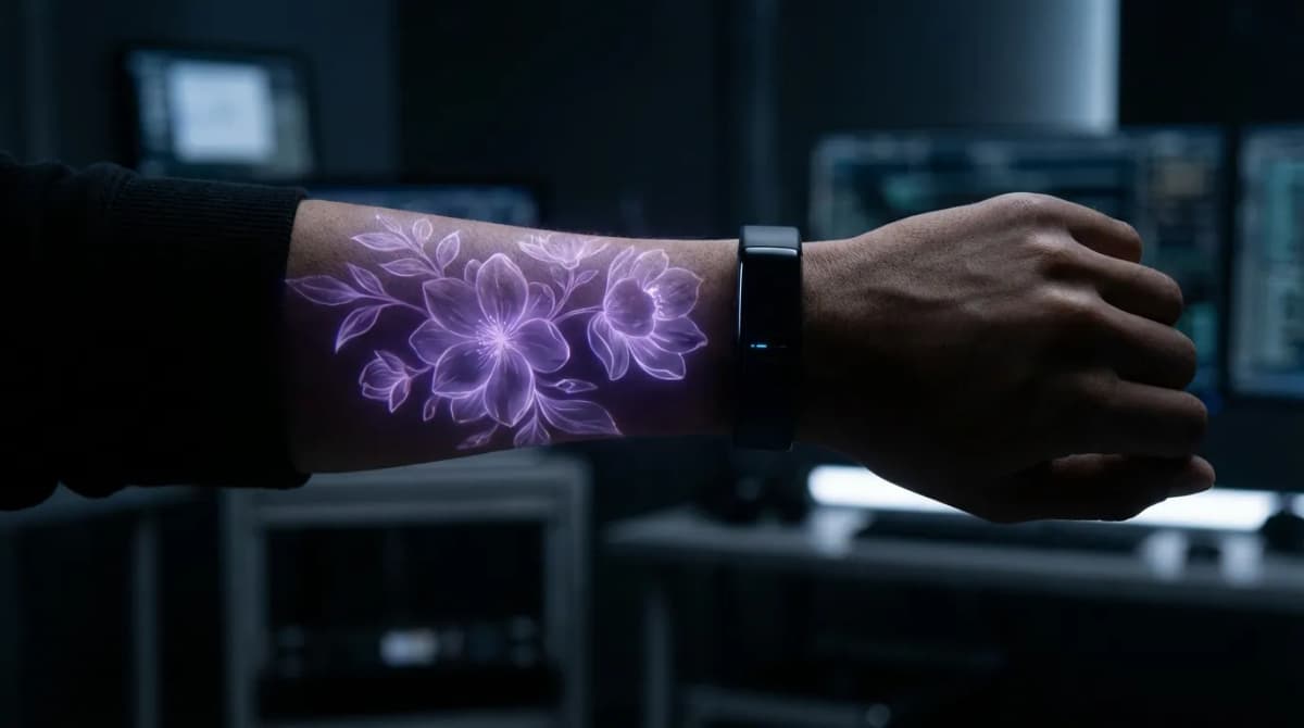 Примерка тату на фото —