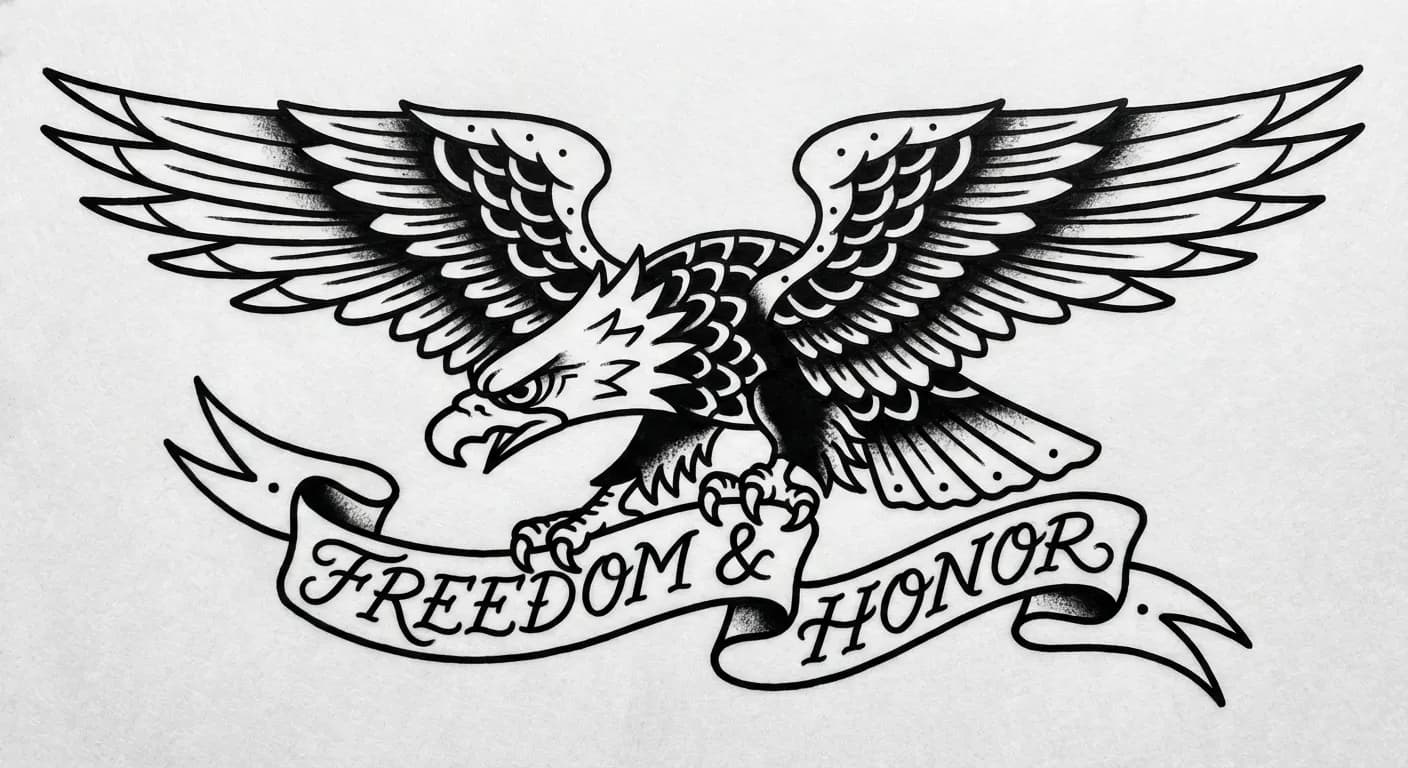 Олд-скул орёл