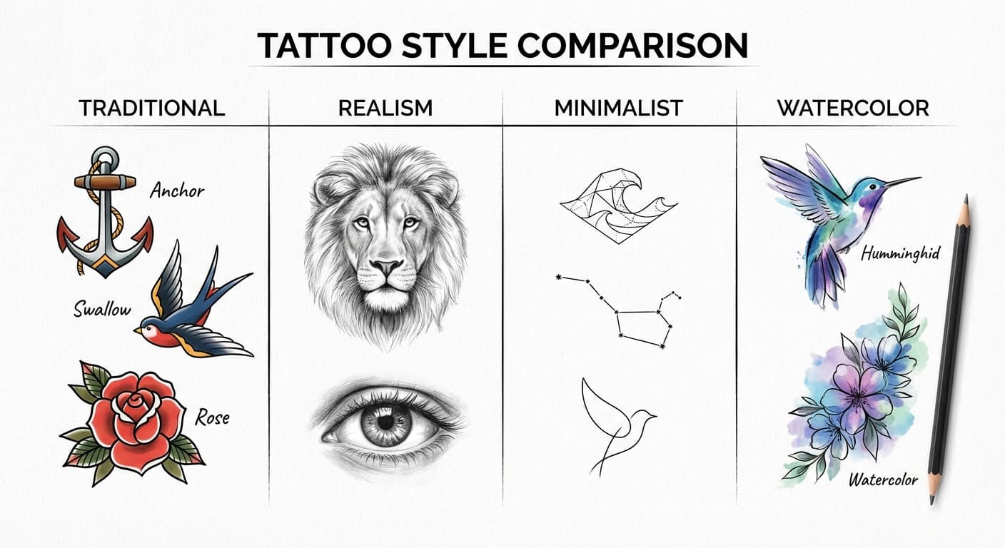 Как выбрать стиль тату: полный гид