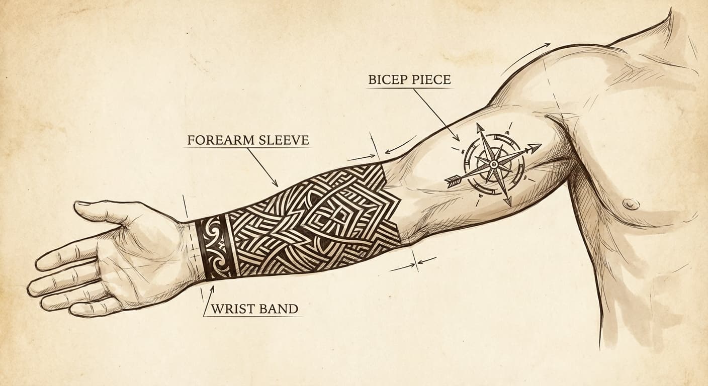 Тату на руке: идеи и расположение