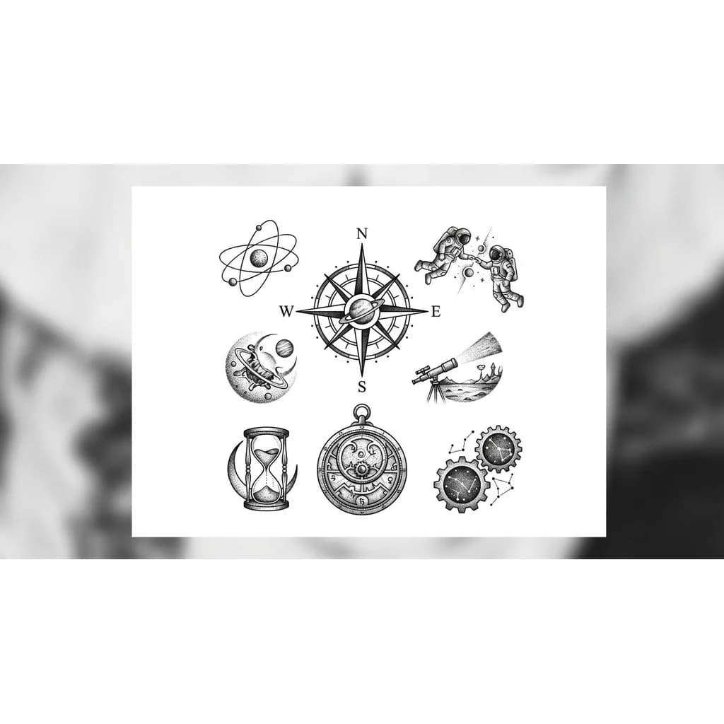 Дай мне список идей в микрореализме с затеей "все рано или поздно находит друг-друга, в других планетах и т.д