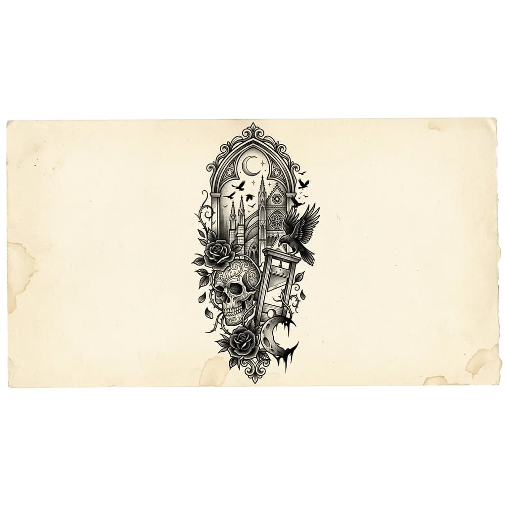 Смерть луны на гильотине