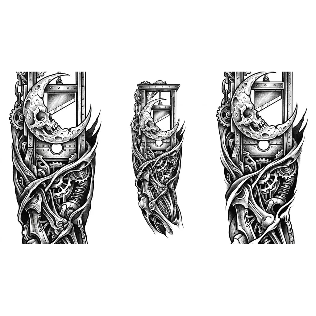 Смерть луны на гильотине