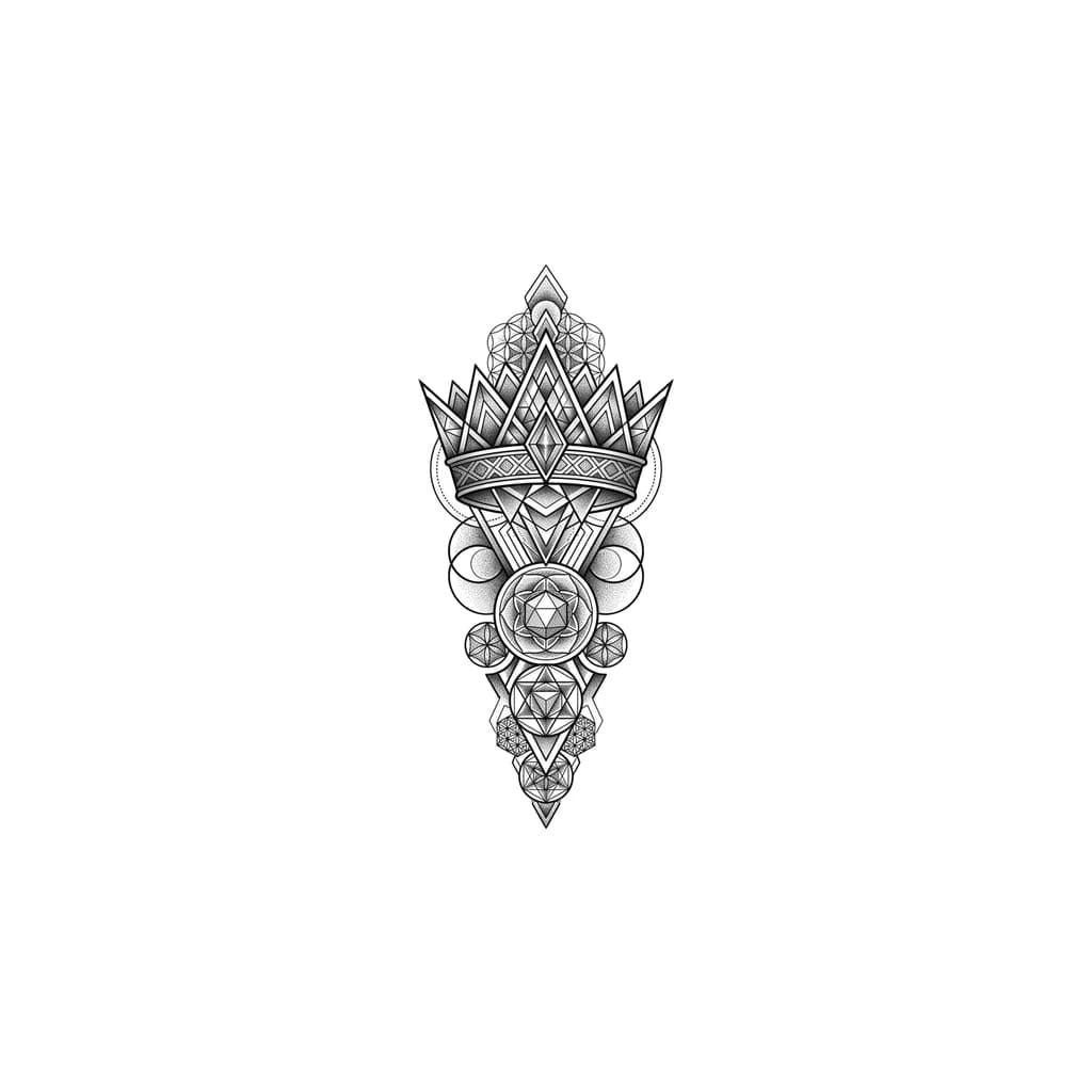 корона геометрическая