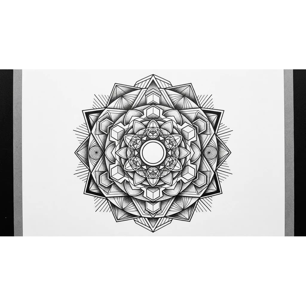 мандала геометрическая sacred geometry