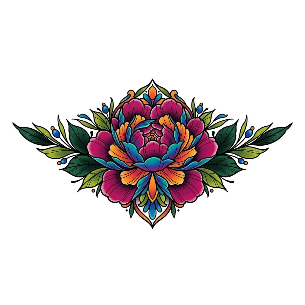 пион неотрадиционный яркий