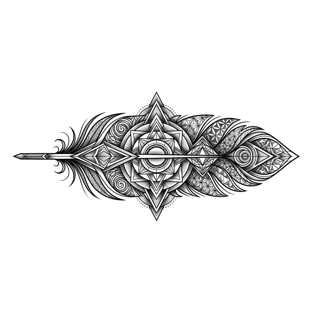 перо геометрическое