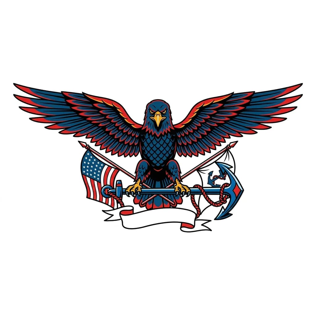 Орёл тату эскиз