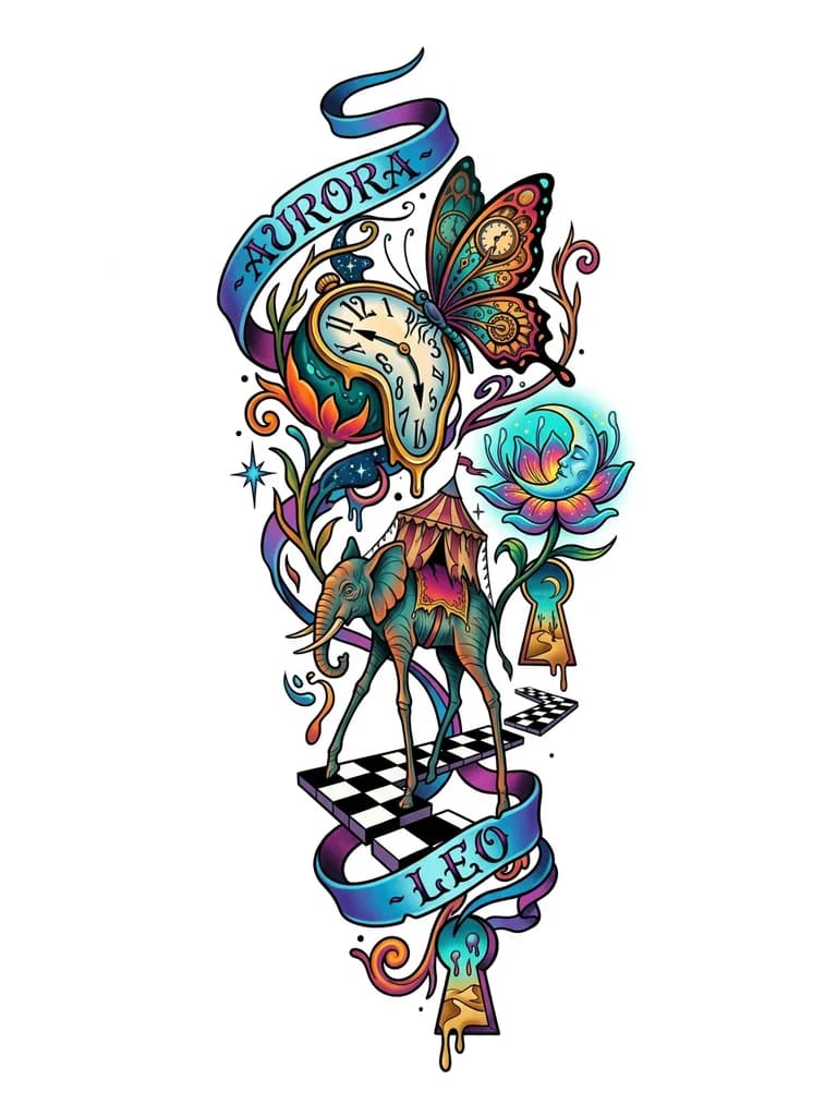 Имена детей на руке с лентой вокруг