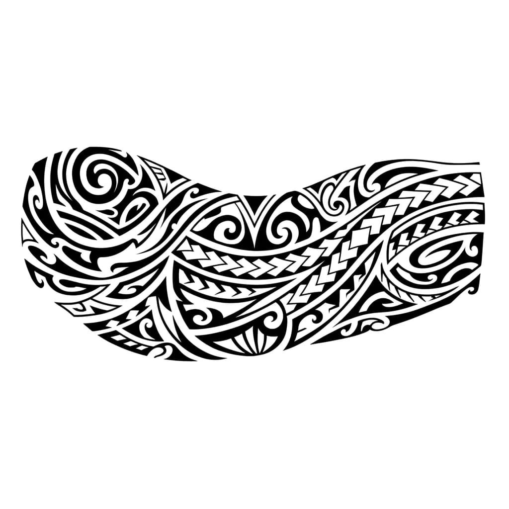 широкие линии, похоже на полинезию