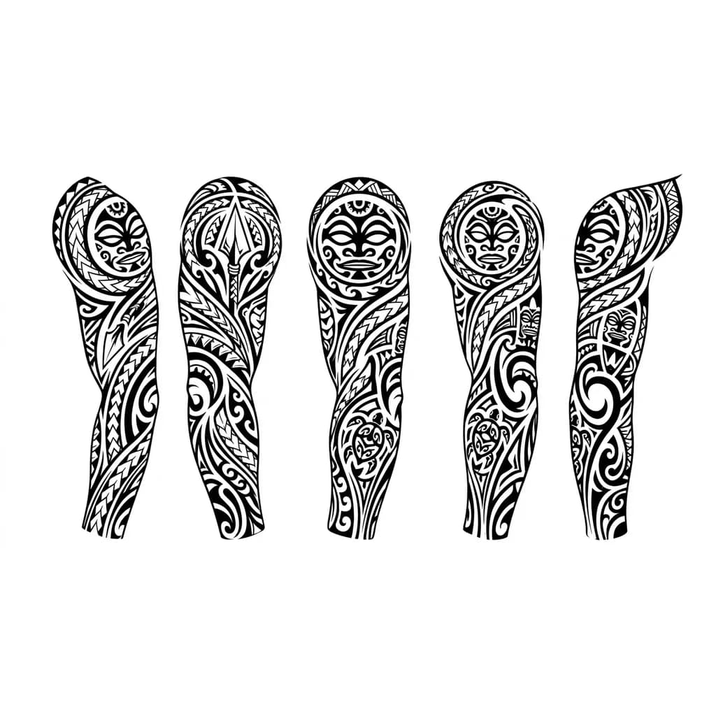Тату эскиз: Стиле как в мультике Моана