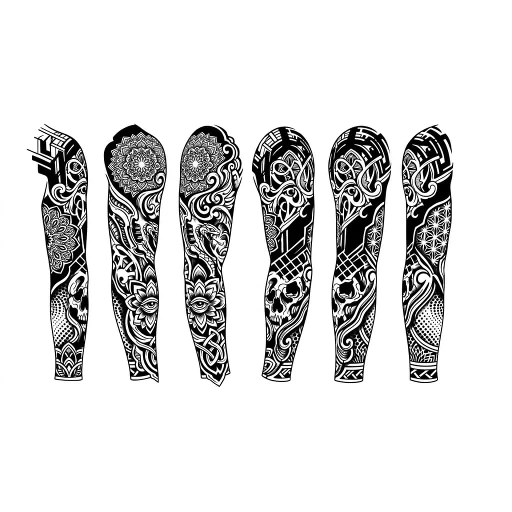 Тату эскиз: Андреграунд стиль