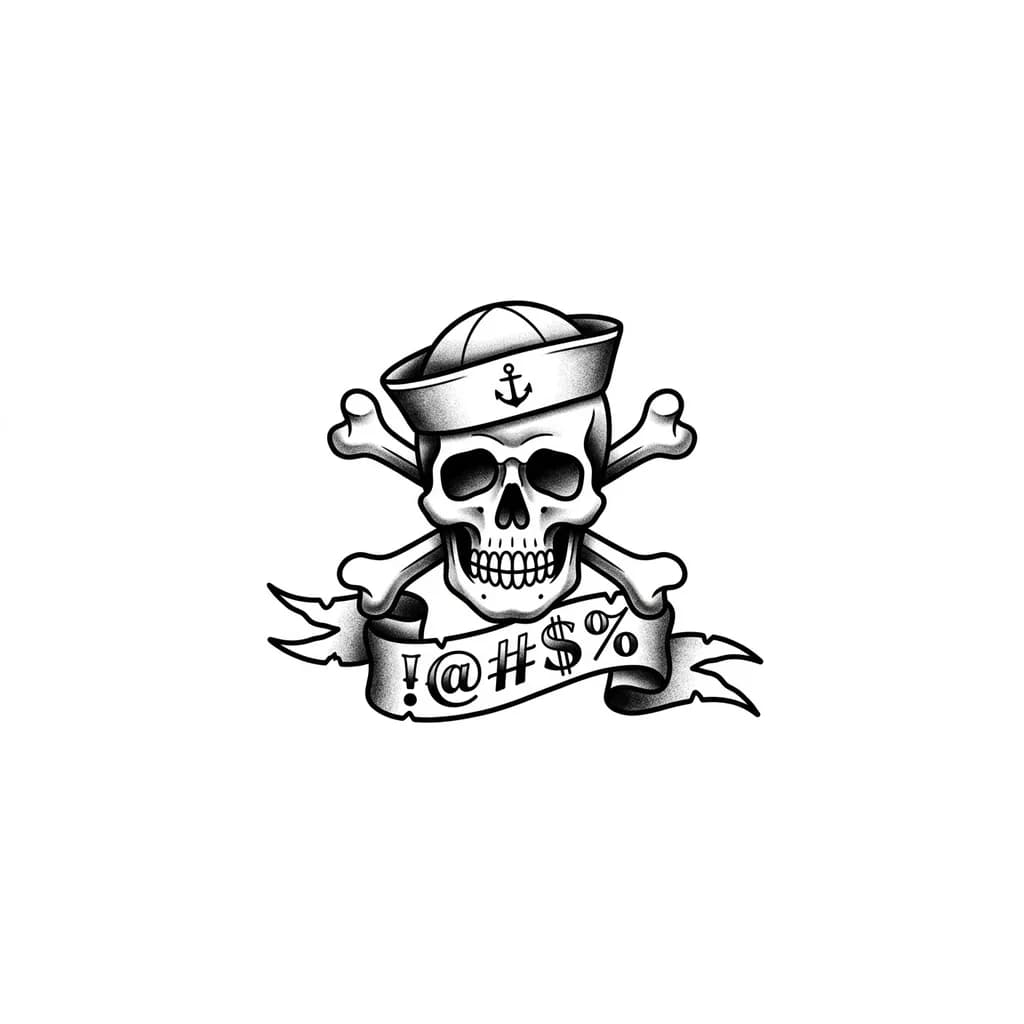 Тату эскиз:  !@#$%