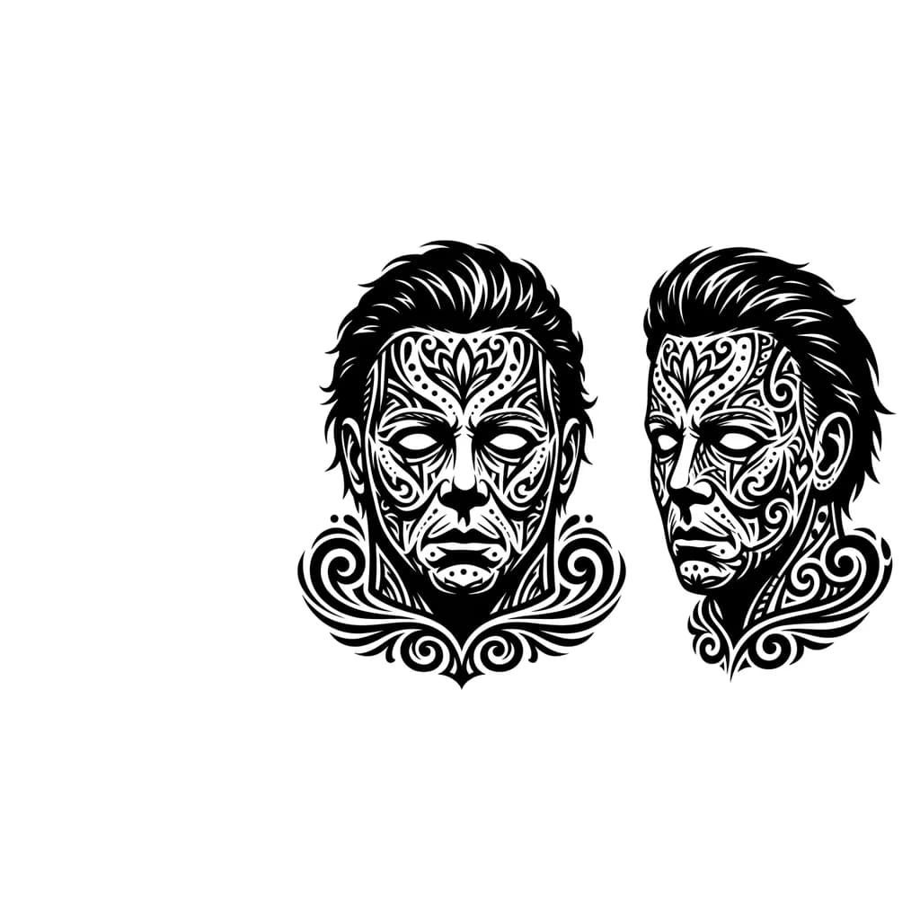 Тату эскиз: майкл маерс