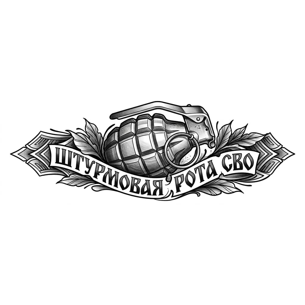 Тату эскиз: Граната ргд 5