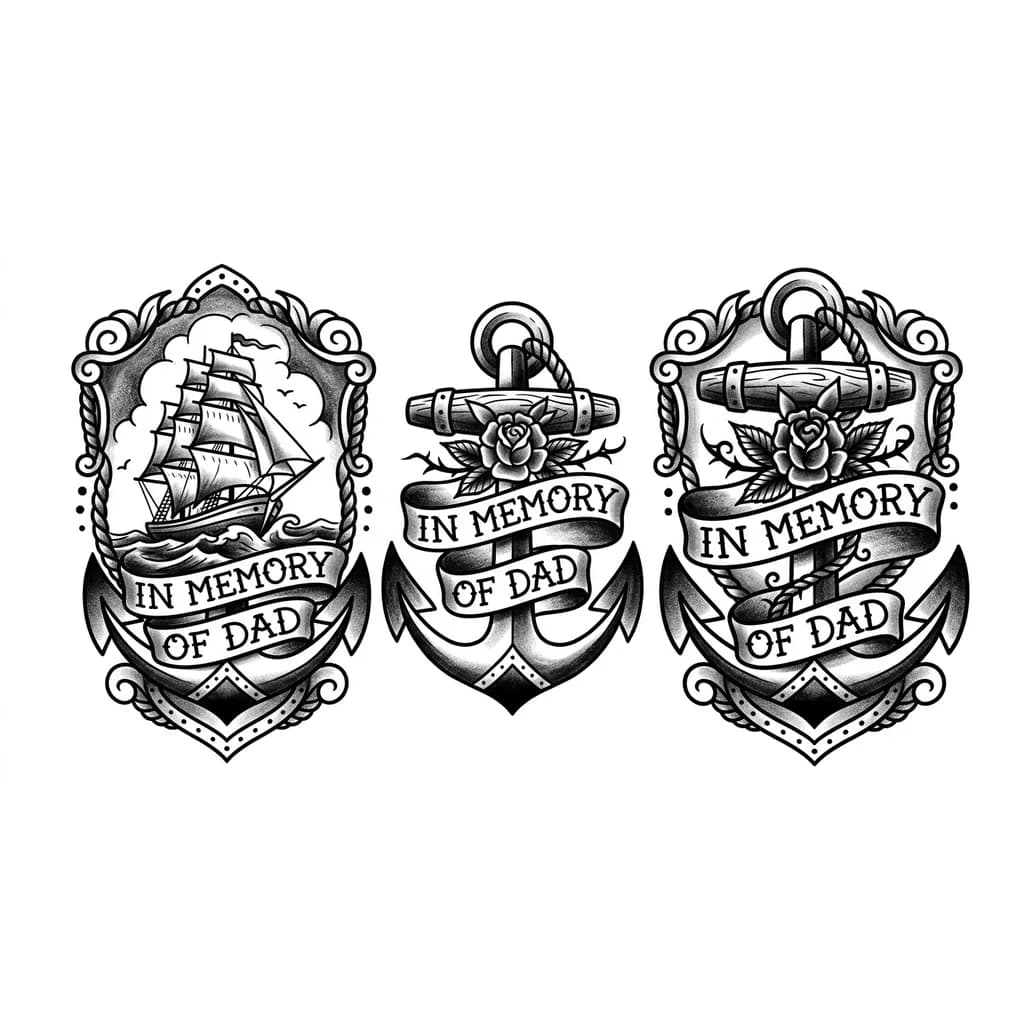 Тату эскиз: Тату в честь папы который погиб на сво женское 