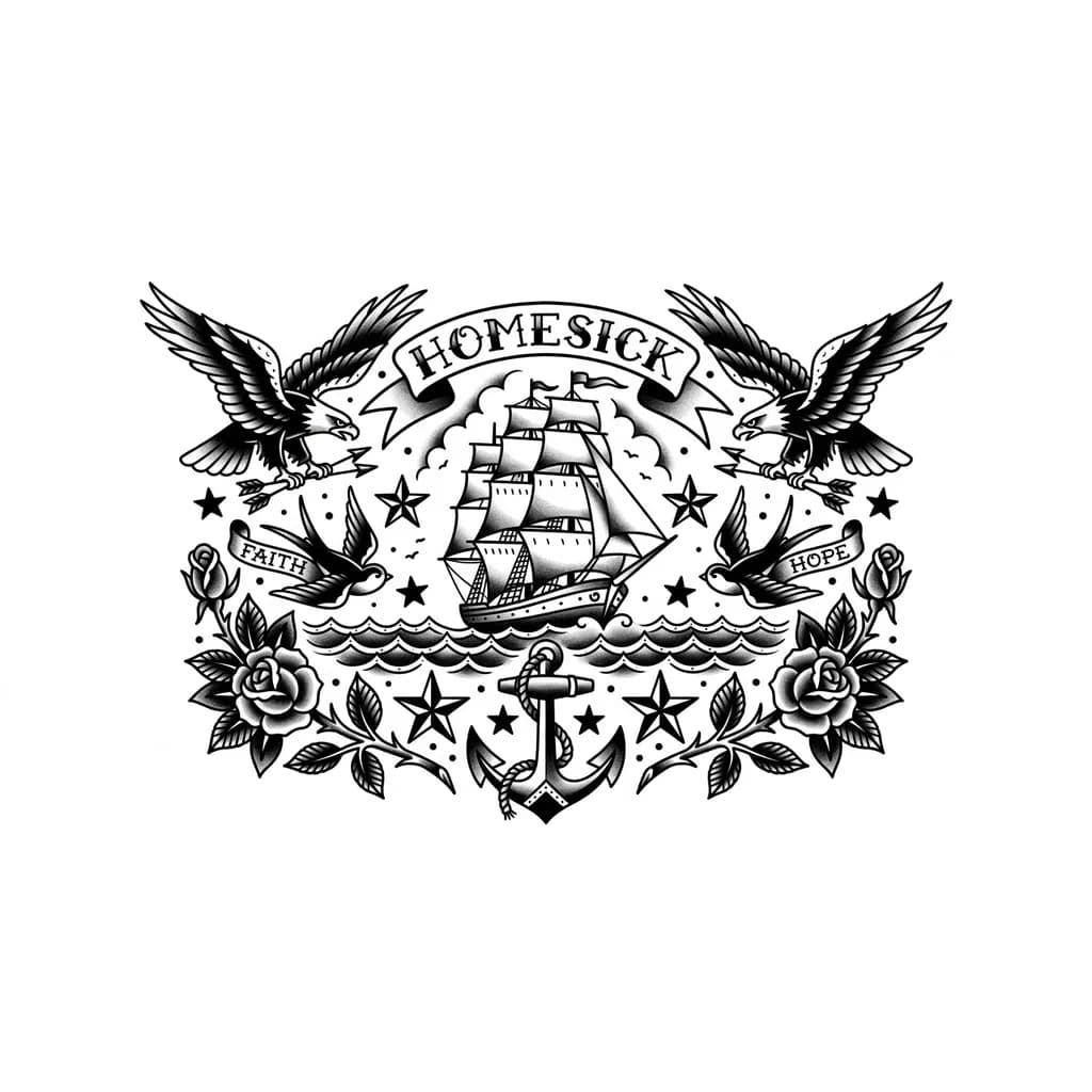 Перебить некрасивую татуировку на копчике у девушки