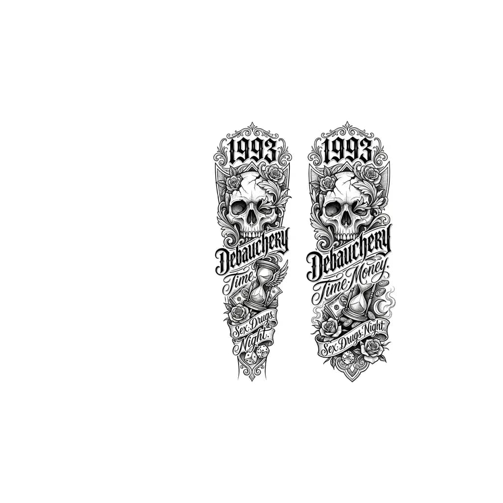 Череп, 1993 , разврат, во всю ногу, деньги, время, работа, секс, наркотики, ночь