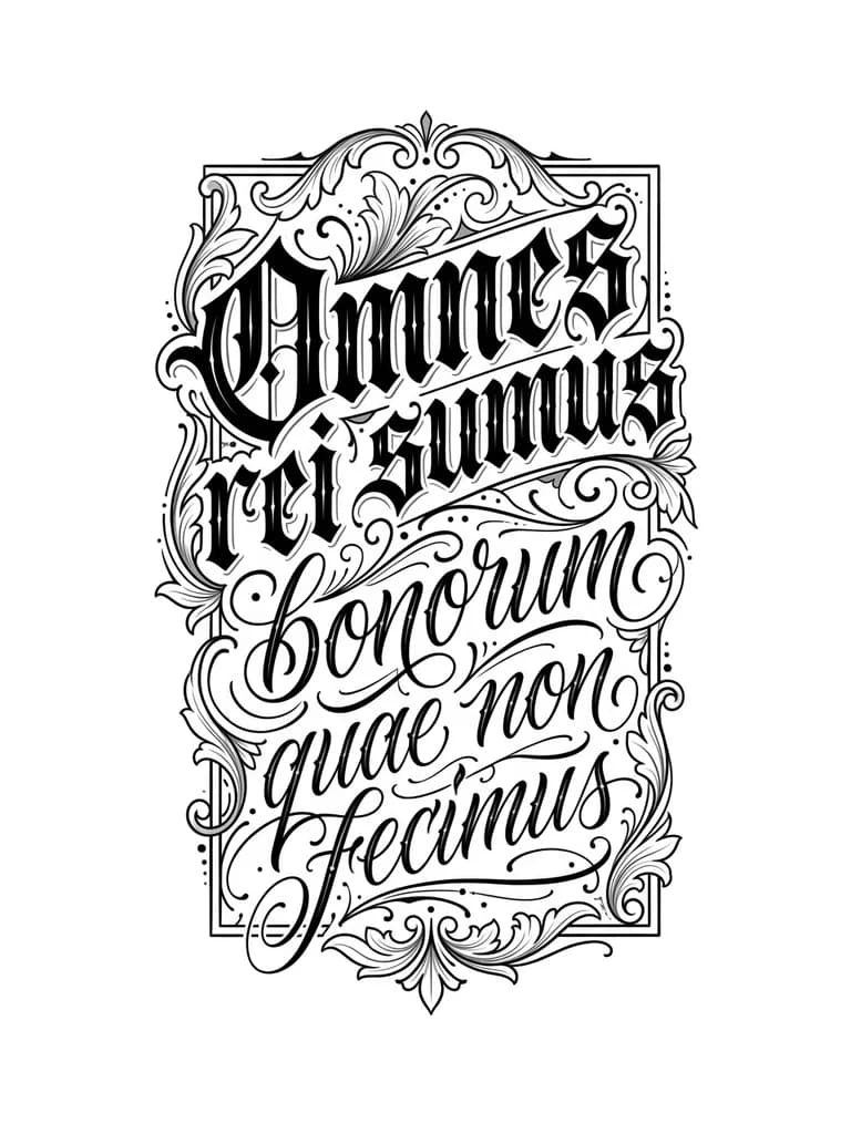 Тату эскиз: Надпись