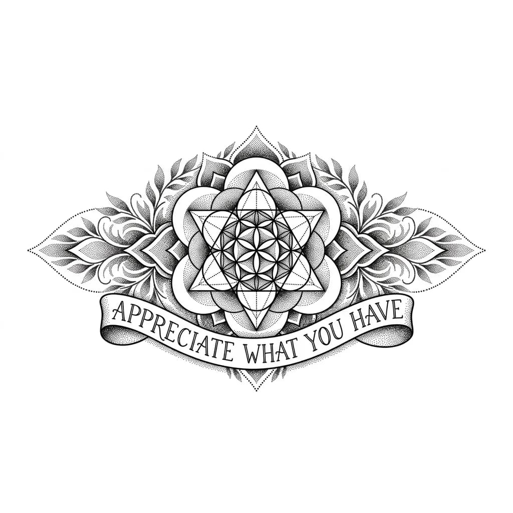 Тату эскиз: надпись 