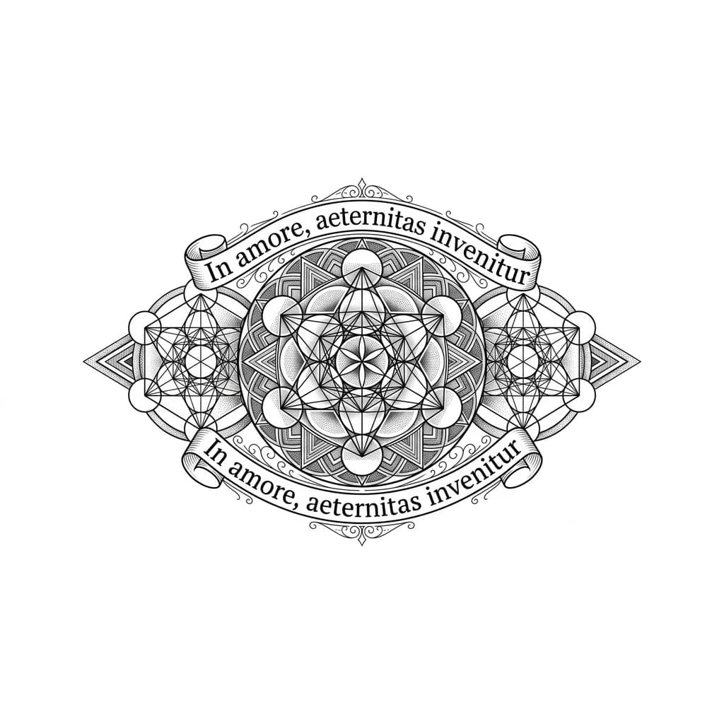 Тату эскиз: необходимо сгенерировать красивый орнамент 