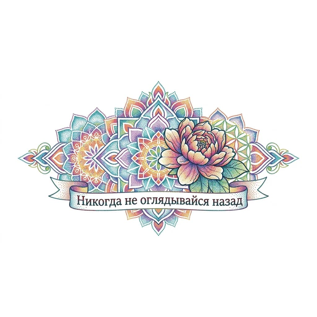 Тату эскиз: Надпись на руке с добавлением цветка