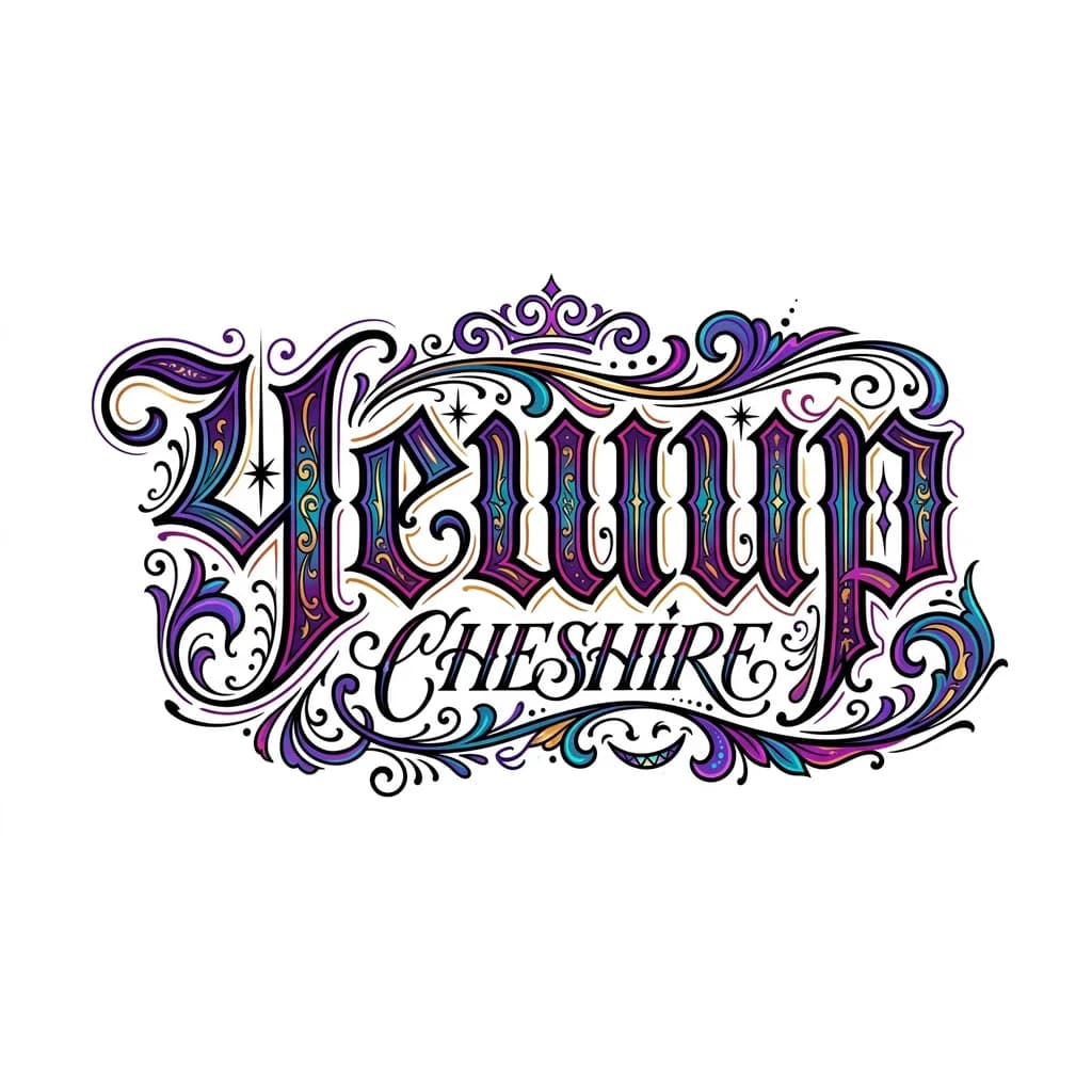 Тату эскиз: Надпись красивая 