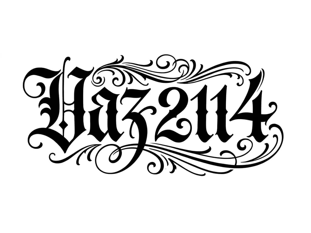 Тату эскиз: Ваз2114