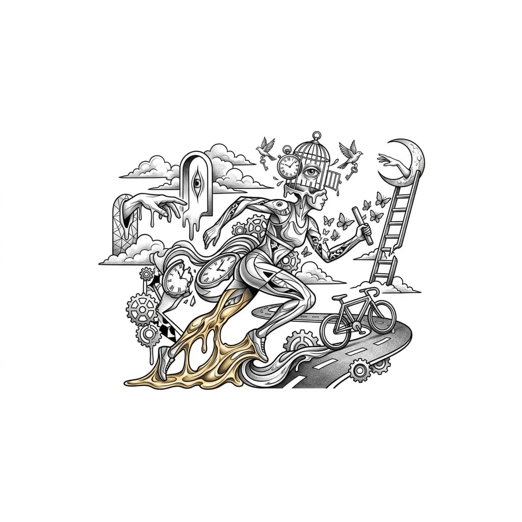 Тату эскиз: Спортанец 