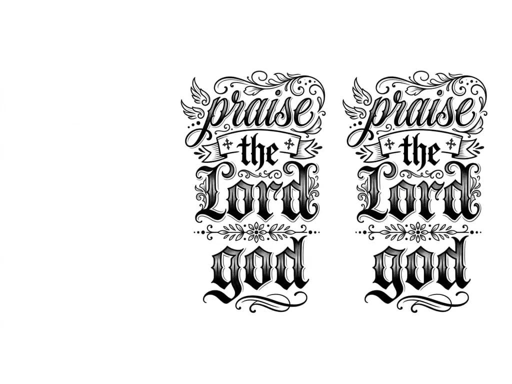 Тату эскиз: Обычная небольшая надпись