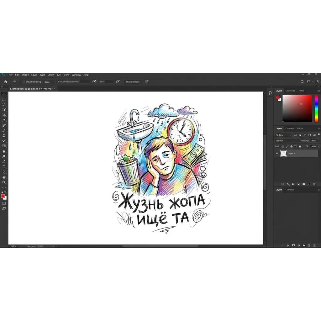 Тату эскиз: Натпесь