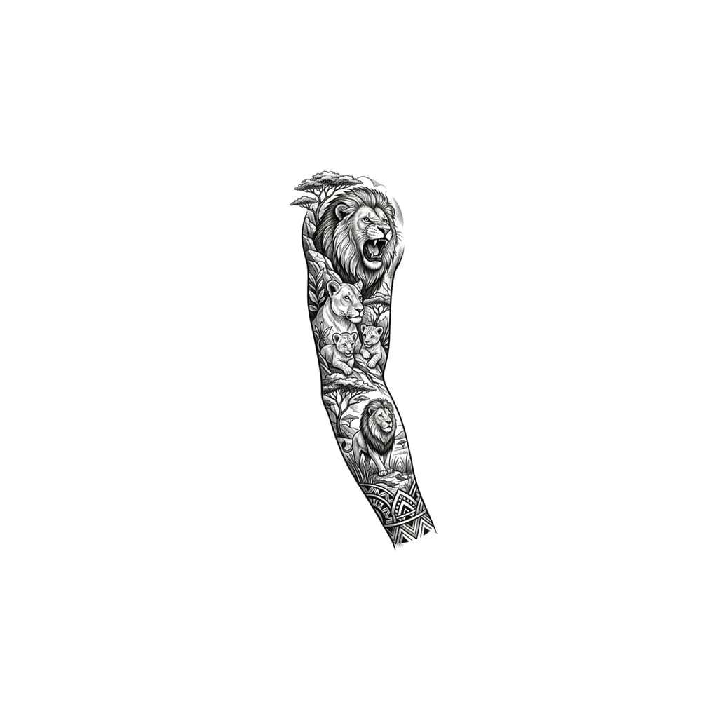 Тату эскиз: На плече прайд Львов