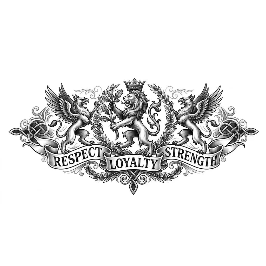 Тату эскиз: Надпись 25см под ключицами середина на 2 см ниже чем края