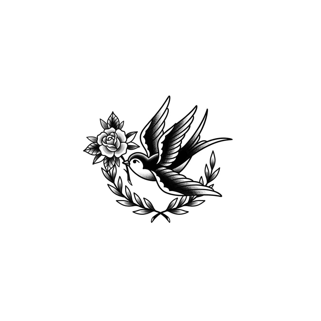 Тату эскиз: Что нибудь нежное для молодой девушки