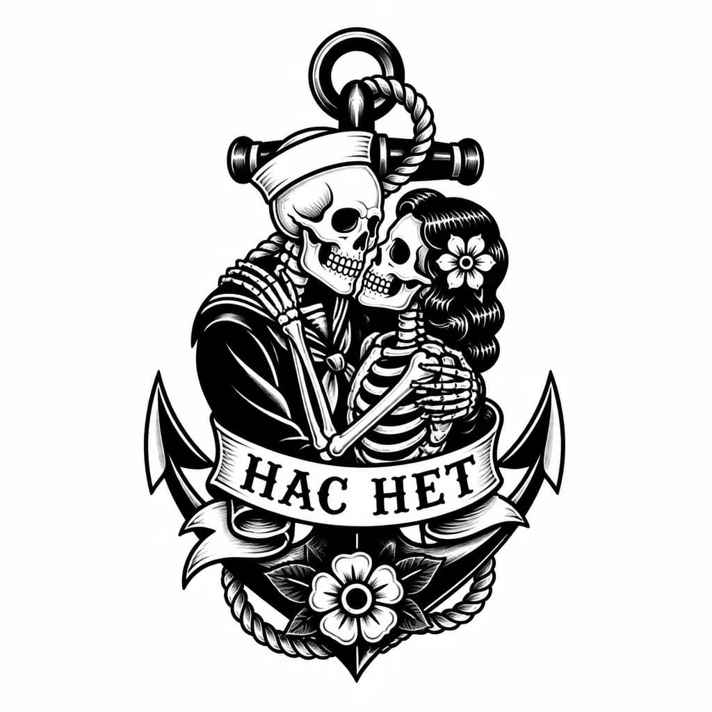 Тату эскиз: По мотиву текста трека АТЛ - нас нет 