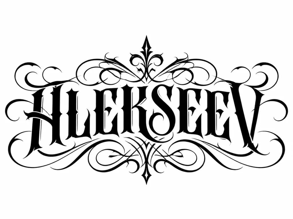 Тату эскиз: ALEKSEEV