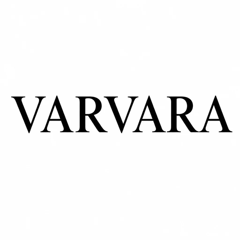 Тату эскиз: Font: VARVARA (classic serif)