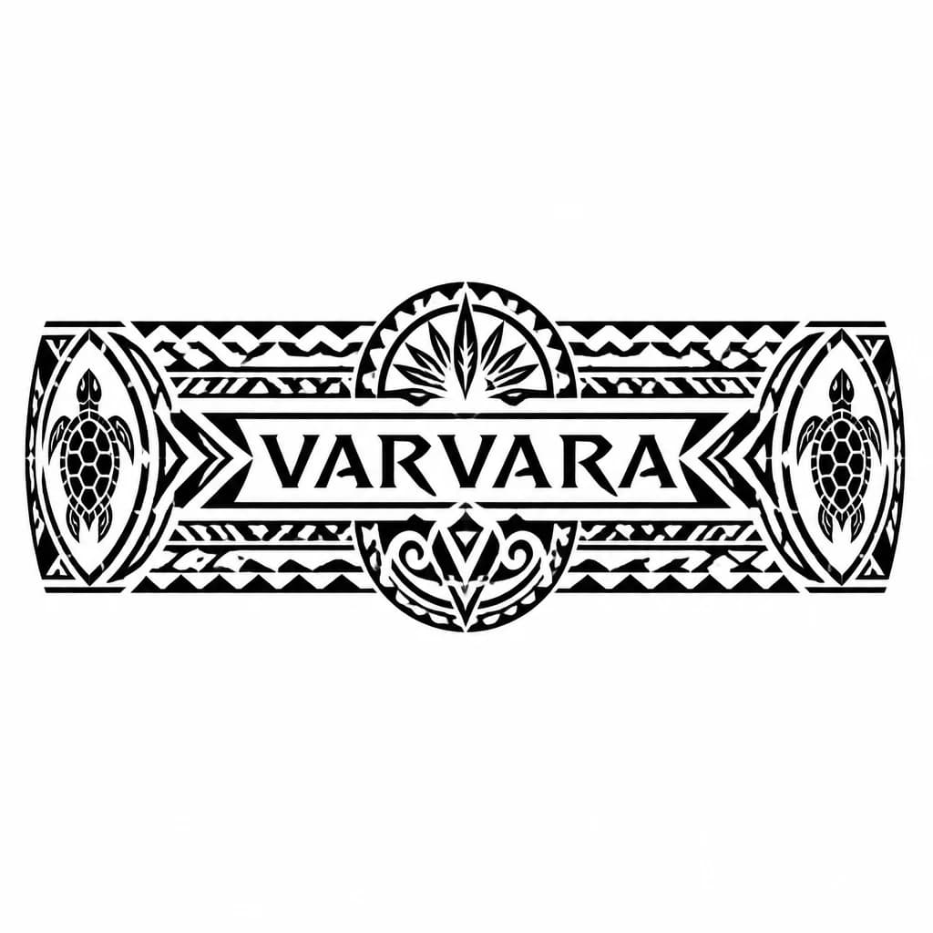 Тату эскиз: Имя VARVARA