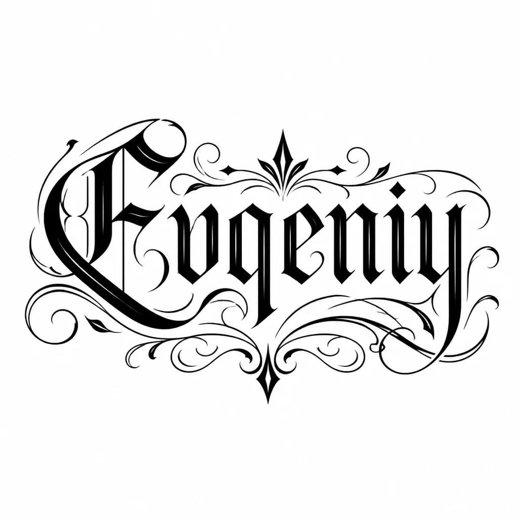 Тату эскиз: Evqeniy