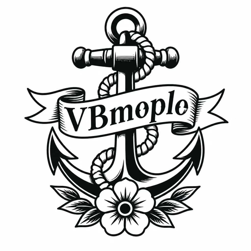 Тату эскиз: Создай тату с текстом VBmoplo
