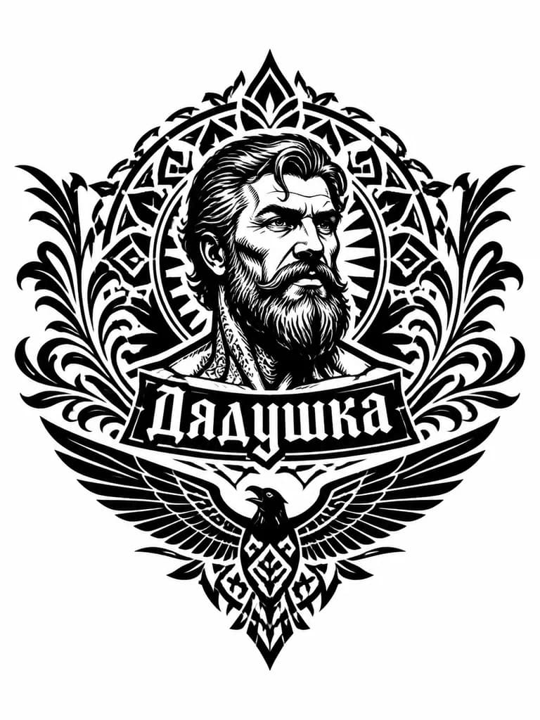 Тату эскиз: Джефри Эпштейн