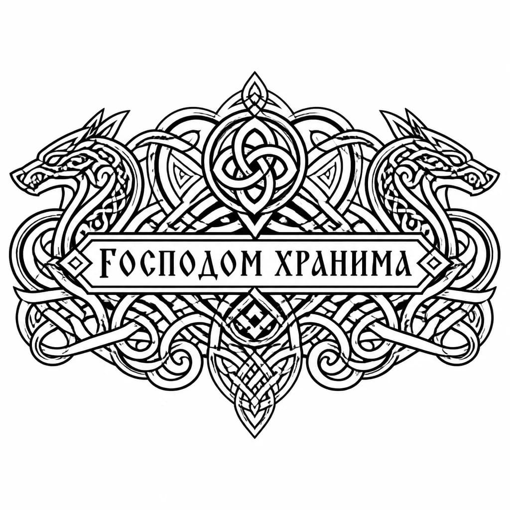 Тату эскиз: Красивый шрифт, который написан прописными буквами