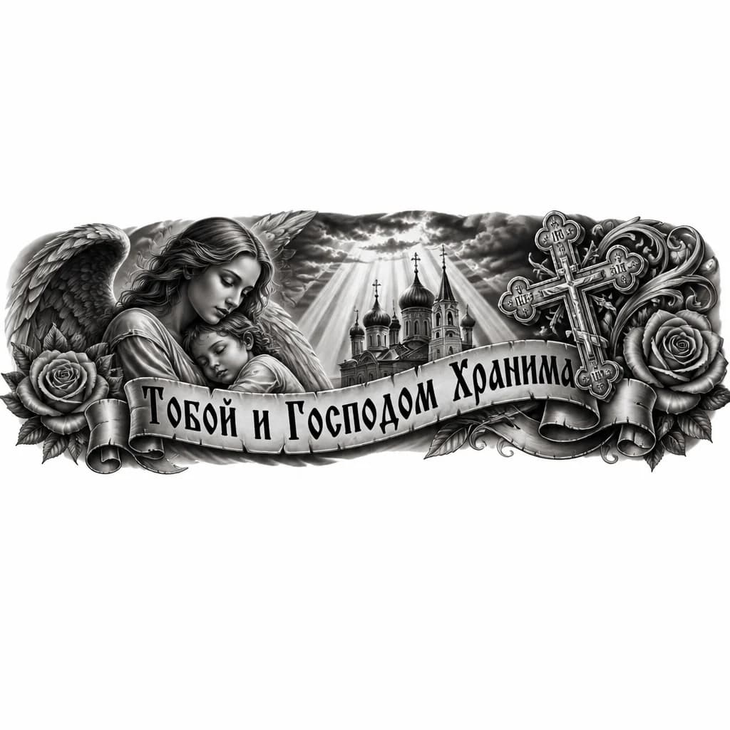 Тату эскиз: надпись черные буквы закрашенные 