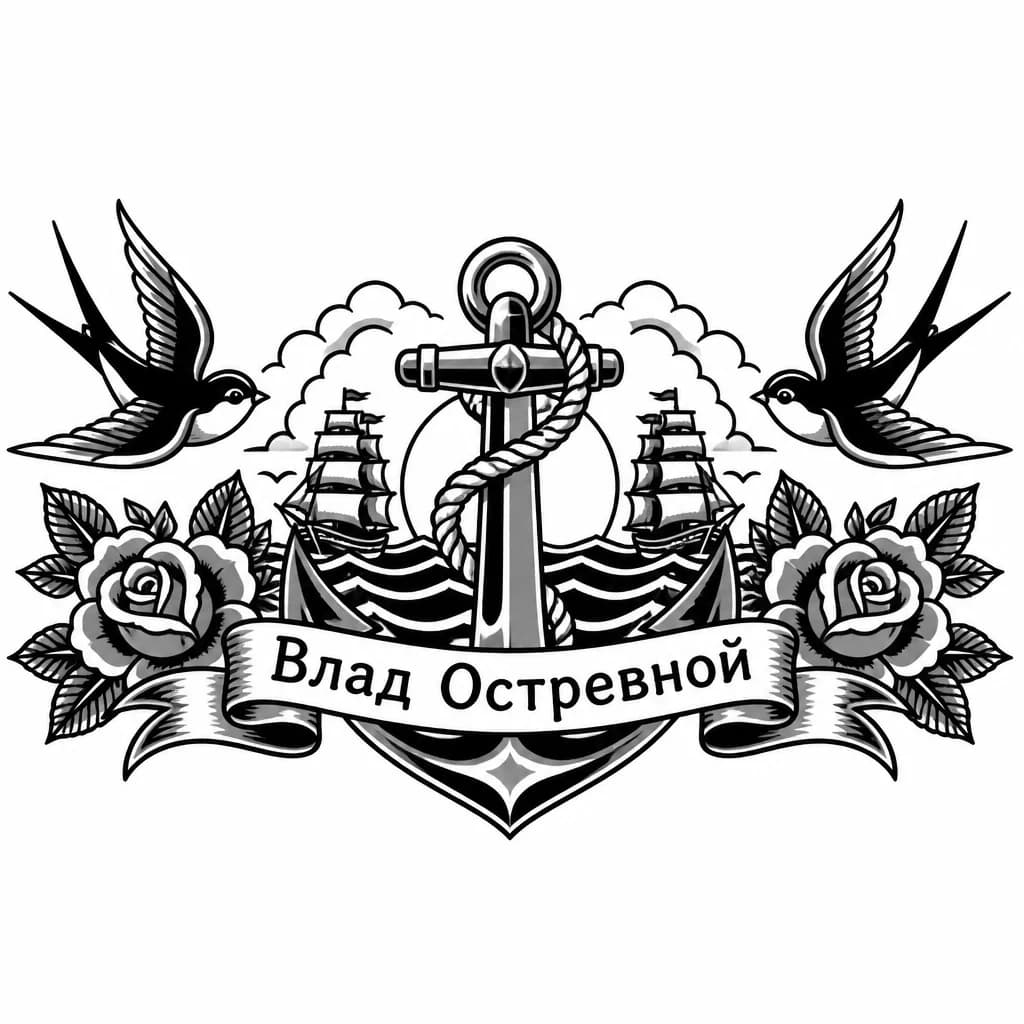Тату эскиз: Надпись на японском Влад Остревной 
