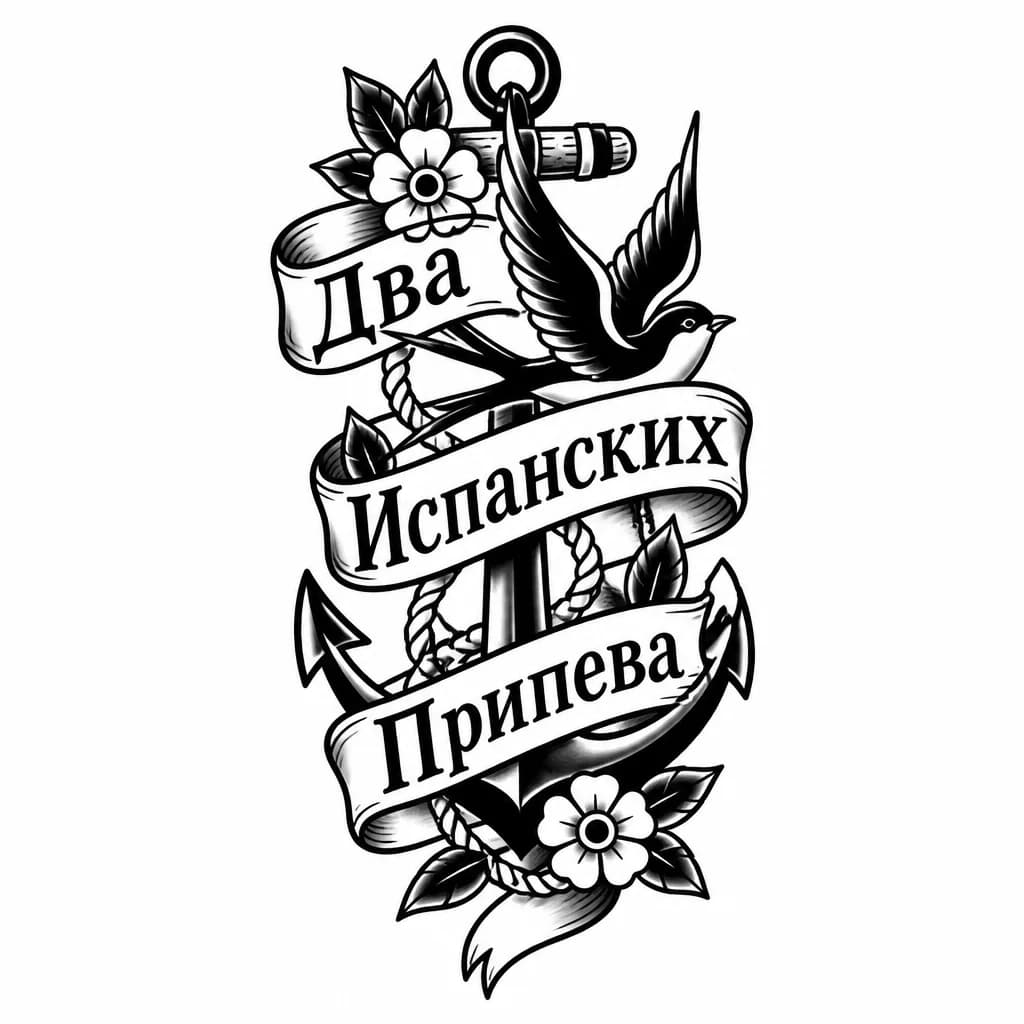 Тату эскиз: Надпись