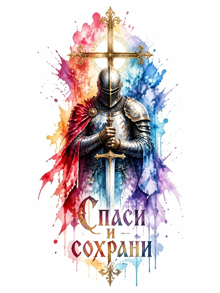 Тату эскиз: Рыцарские доспехи 