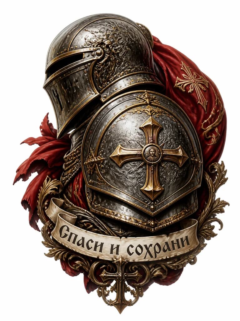 Тату эскиз: Рыцарский наплечник