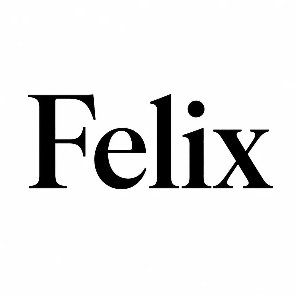 Тату эскиз: Font: Felix (classic serif)